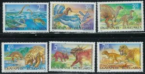 Bulgaria 3817-22 MNH 1994 Dinosaurs (fe7485)