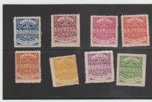 BC SAMOA  Scott # 1-8 MH 1877-82 ISSUES OF THE KINGDOM FULL SET OF REPRINTS