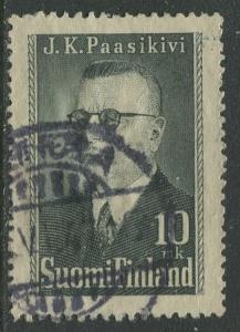 Finland - Scott 263 - Pres. Juho K. Passikivi -1947- Used - Single 10m stamp