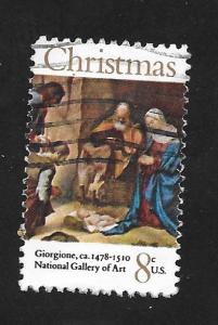 SC# 1444 - (8c) - Christmas,  'Adoration of the Shepards' - Used