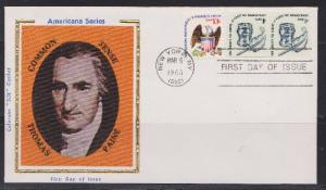 1811 Inkwell Unaddressed Colorano Silk FDC