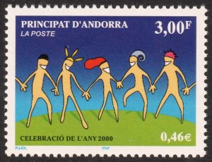 Andorra (French) #517  MNH - New Year (2000)