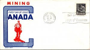 Canada 1957 FDC - Mining - Ottawa Ontario - F34623