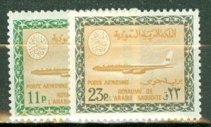 IL: Saudi Arabia C69 MNH, C79 mint CV $41