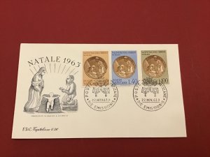 Vatican 1963 Christmas Postal Cover R42320 