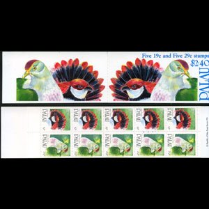 PALAU 1991 - Scott# 272A Booklet-Birds NH