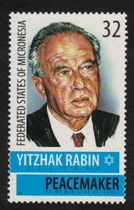 Micronesia Yitzhak Rabin Israeli Commemoration 1995 MNH SG#451