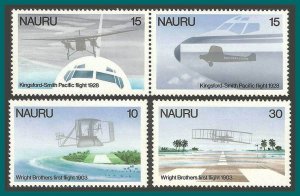 Nauru 1979 Flight Anniversaries, MNH 191-194,SG200-SG203