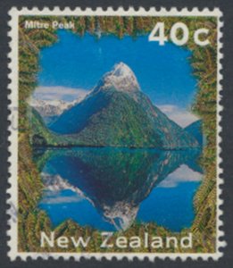 New Zealand  SG 1929   Used  Mitre Peak  see details & scans