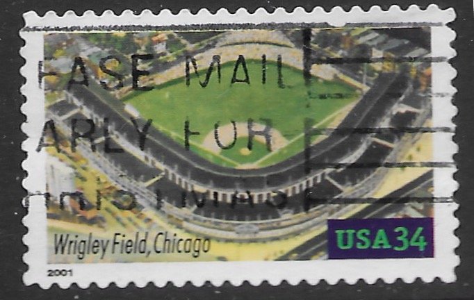 US #3519 Used. Wrigley Field, Chicago