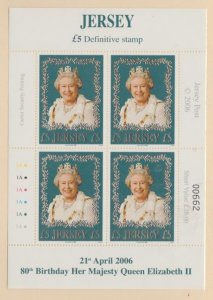 Jersey Scott #2068a Stamp - Mint NH Souvenir Sheet
