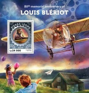 SIERRA LEONE - 2016 - Louis Bleriot - Perf S/Sheet - MNH