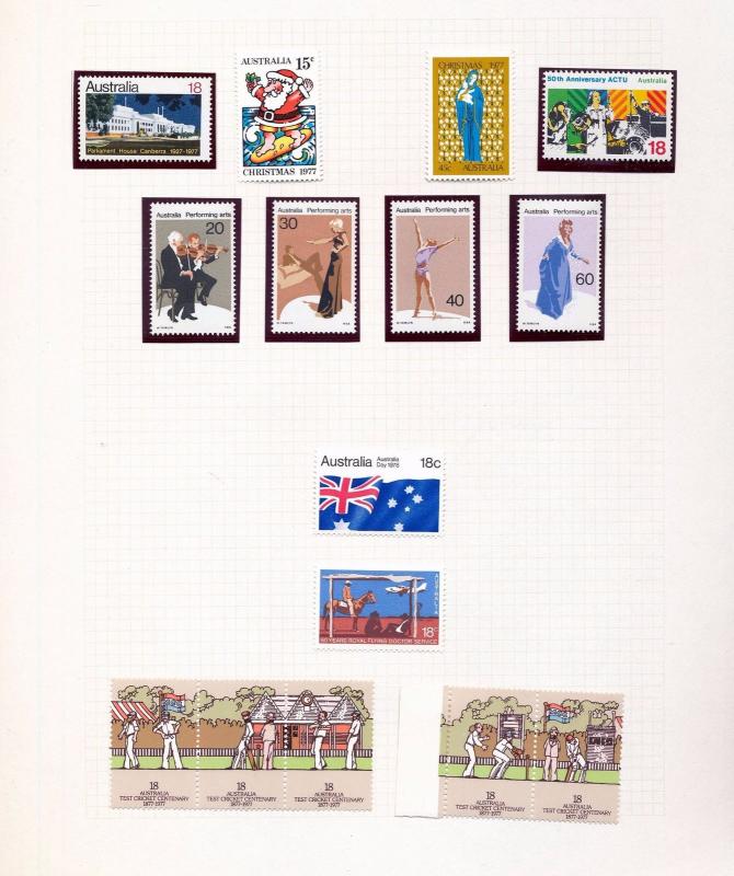 AUSTRALIA 1972/78 Birds Wildlife Sport Air MNH MH Appx 100 Items(hat 142)