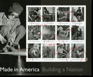 UNITED STATES  SCOTT # 4801 MADE IN AMERICA  SHEET USED