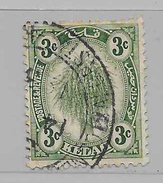 Malaya - Kedah 27 Sheaf of Rice single Used