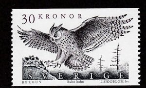 Sweden # 1761, Eagle Owl, Mint NH, 1/2 Cat.