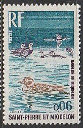 1973 St. Pierre and Miquelon - Sc 423 - MNH VF - 1 single - Oldsquaws