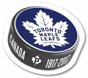 DIE CUT = MAPLE LEAFS HOCKEY team 100th = Coil stamp MNH Canada 2017 #3043i