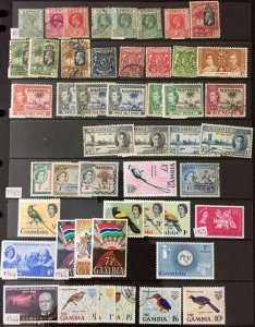 Gambia Ghana Botswana QV/QE M&U Collection(Apx 300+Items) ( HP152