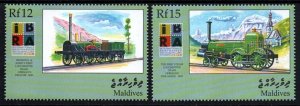 Maldive Islands # 2411 - 2412 MNH