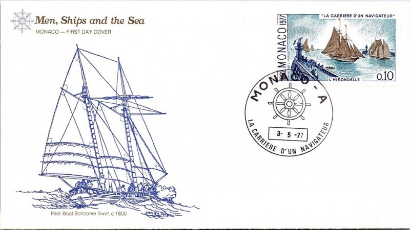 Monaco, Worldwide First Day Cover, Ships