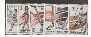 ROMANIA Sc 3652-7 NH issue of 1991 - SPORT