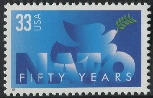 33c 50th ANNIVERSARY OF NATO 1999 - MNH