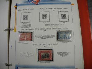 US, Amazing Mint  Stamp Collection in Lindner pages, mounted on White Ace pages