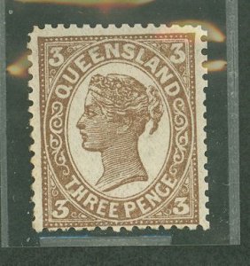 Queensland #117 Unused Single