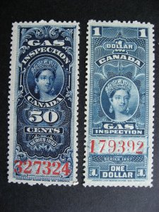 Canada QV revenue MNH Vd FG19 FG22 check them out!