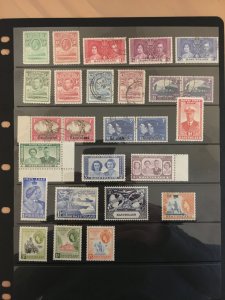 Small Collection of Basutoland stamps