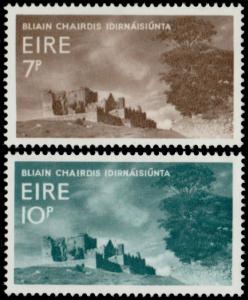 ✔️ IRELAND 1967 - CASHEL ROCK CASTLES - SC. 236/237 **  MNH OG [IR0196]