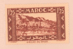 French Morocco, Scott #166, MH