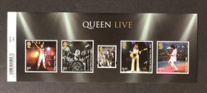 MS4396a 2020 Queen Live miniature sheet UNMOUNTED MINT