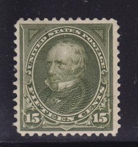 284 VF original gum previously hinged with nice color cv $ 150 ! see pic !