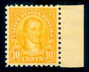 MOMEN: US STAMPS #591 MINT OG NH PSE GRADED CERT XF-90