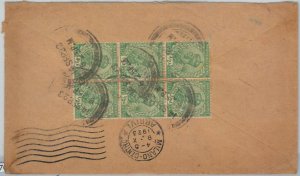 59175 - INDIA - POSTAL HISTORY: COVER to ITALY - 1923-