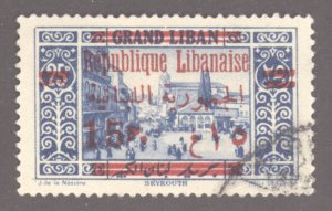 Lebanon, Scott #106, Used
