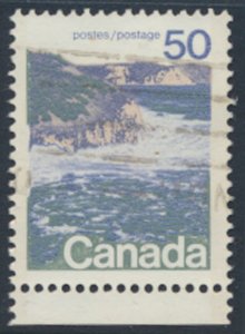 Canada  SC# 598a  SG 706b Used  Seashore Perf 13½   see  details & scans