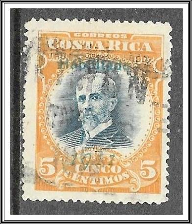 Costa Rica #82 Mauro Fernandez Overprinted Used