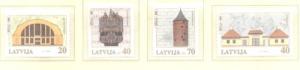 Latvia Sc 508-11 2000 800th Anniv Riga stamp set mint NH