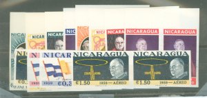 Nicaragua #819-23/C430-6 var  Single (Complete Set)