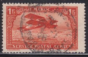 French Morocco C7 Biplane Over Casablanca 1922