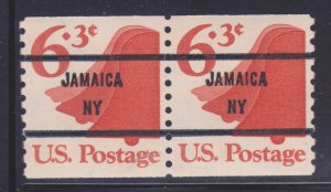 MNH US Bureau Precancels: NY; Jamaica #1518a–81 6.3¢ Bell Coil Pair