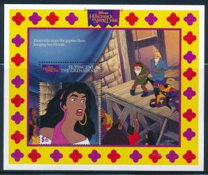 Disney St-Vincent - Souvenir Sheet Hunchback of Notre Dame #2371 (1996)