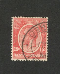 KENYA AND UGANDA - USED STAMP  , 15c