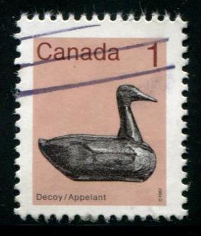 917 Canada 1c Decoy, used