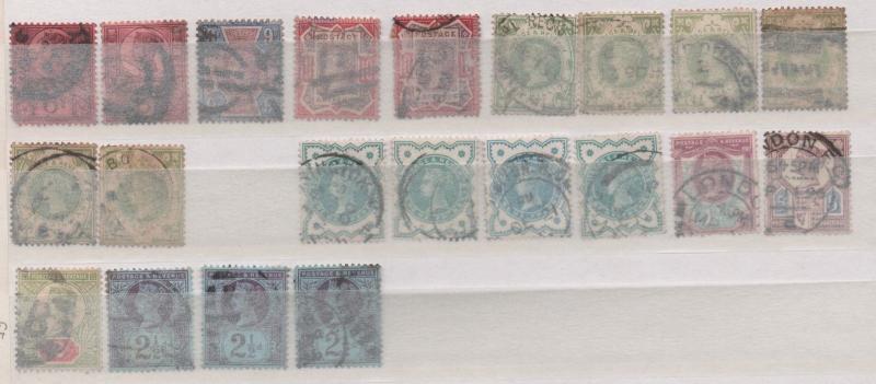 GB VICTORIA JUBILEE ISSUE 102 USED STAMP STOCK CAT + £700