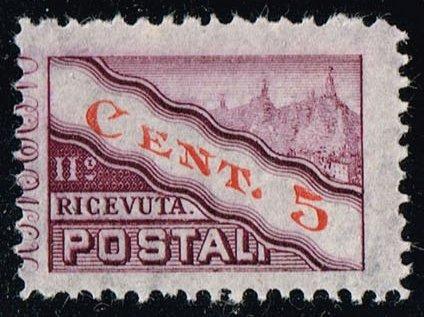 San Marino #Q16 Parcel Post Right Half; Unused (0.25)