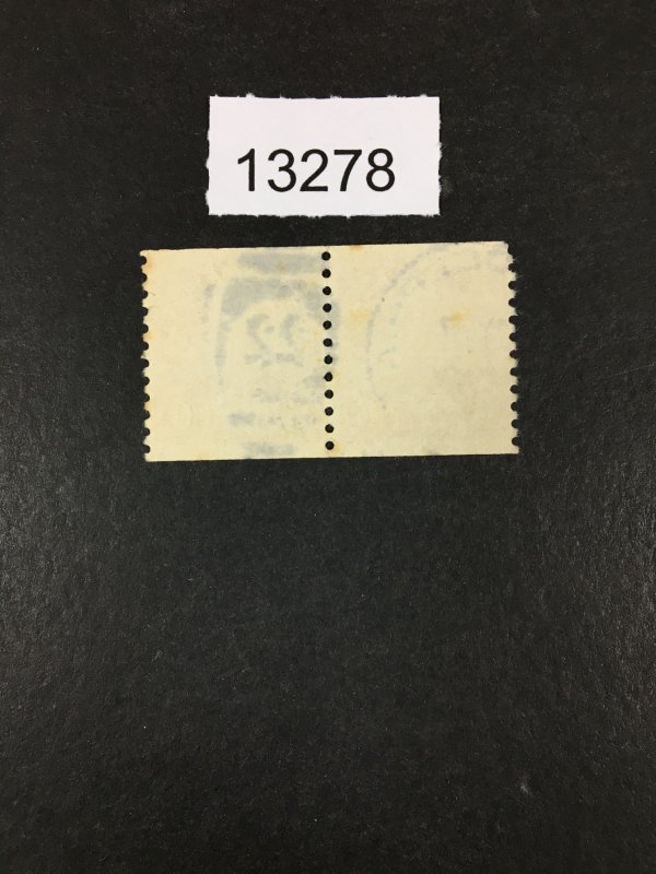 MOMEN: US STAMPS  # 723  PAIR USED LOT #13278